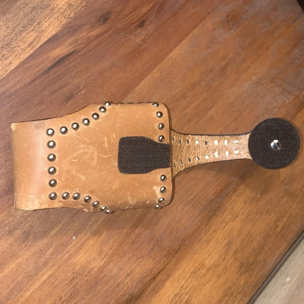 Nocona Western Cowboy Belt Pouch Leather Loop Holster Cell Phone Case‎ Holder